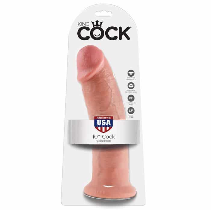 King Cock - 10 "Cock Cor De Pele 25,4 Cm