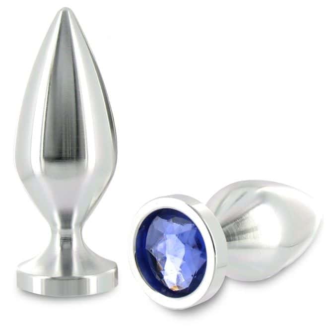 Metal Hard - Hard Anal Plug Diamond Cristal Pequeno 5,71 Cm