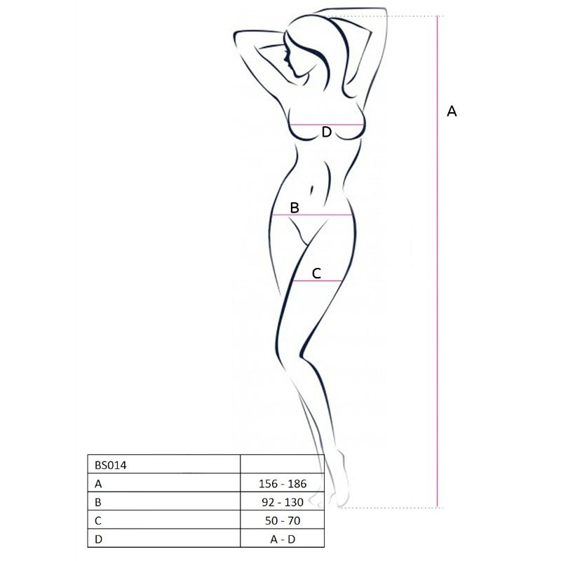 Passion Woman Bodystockings - Woman Bs014 Bodystocking Red One Size - Image 2