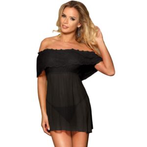 Subblime - Short Dress + Thong Black S / M