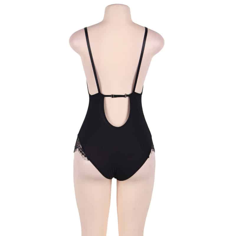 Subblime - Queen Plus Peluche Com Clears E Fringes Preto - Image 3
