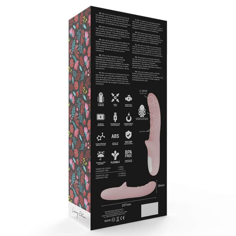 Mia - Pisa Vibrator Rotator Pink - Image 5