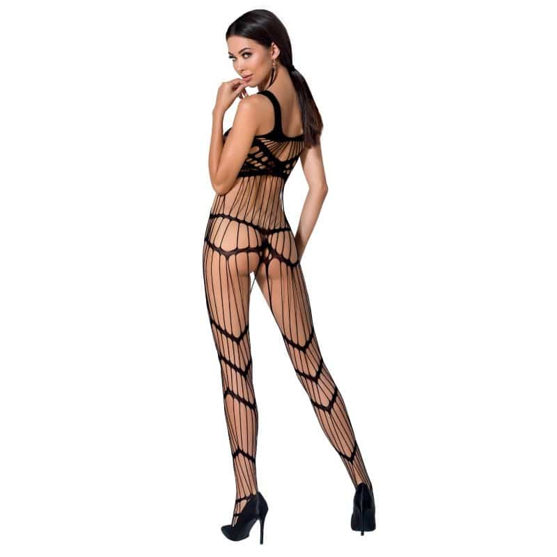 Passion Woman - Bs058 Bodystocking Black One Size - Image 2
