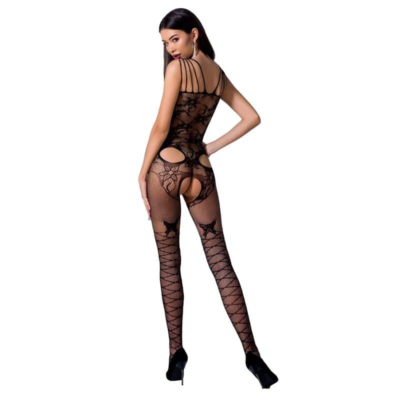 Passion Woman - Bs076 Bodystocking One Size Black