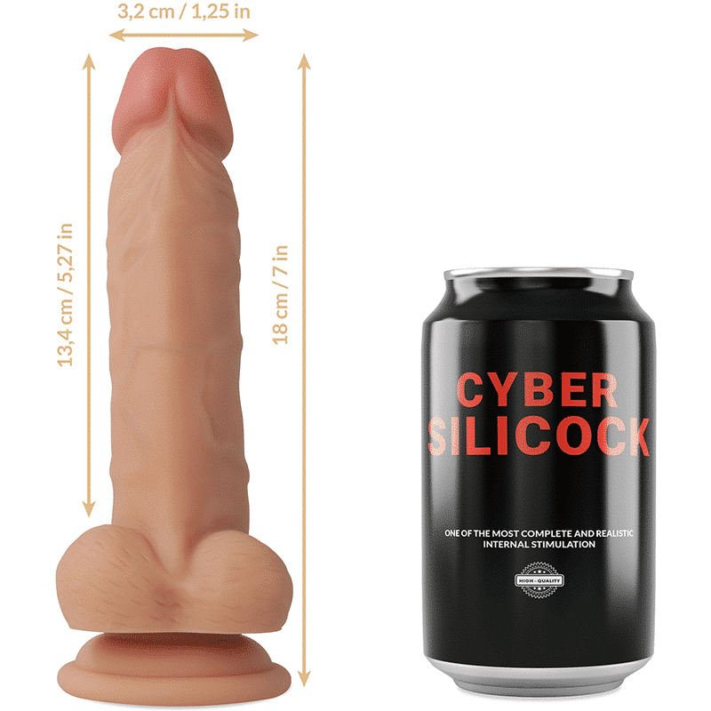 Cyber Silicock - Jude Ultra-Realistic Soft Liquid Silicone 18cm - Image 5