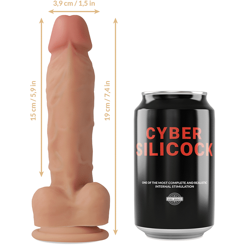Cyber Silicock - Silicone Cibernético Oliver Ultra-Realistic Soft Liquid Silicone 19 Cm - Image 5