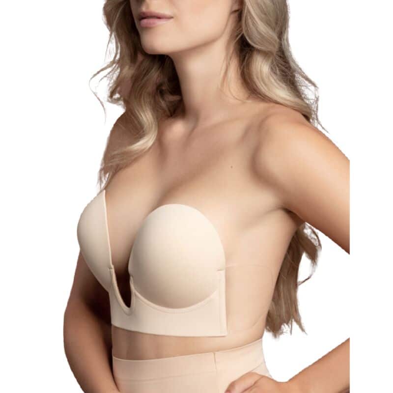 Bye Bra - Sutiã Sutiã Seamless U-Style - Nude Size A D-227798 - Image 2