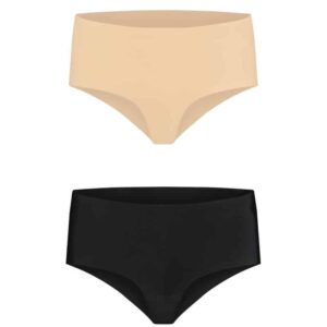 Bye Bra - Invisible High Brief 2 Pack L