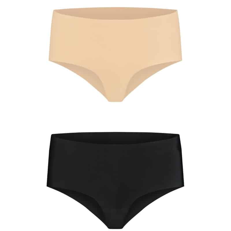 Bye Bra - Invisible High Brief 2 Pack Xl