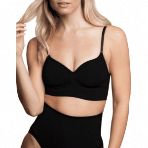 Bye Bra - Seamless Bra Medium Control - Black Xxl