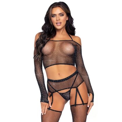 Leg Avenue Sets - Conjunto De Quatro Peças  Avenue Tamanho Único