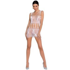 Passion Woman - Bs090 Bodystocking - White One Size