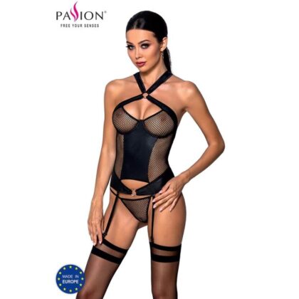 Passion Woman - Paixão Amanda Corset Eco Couro S / M
