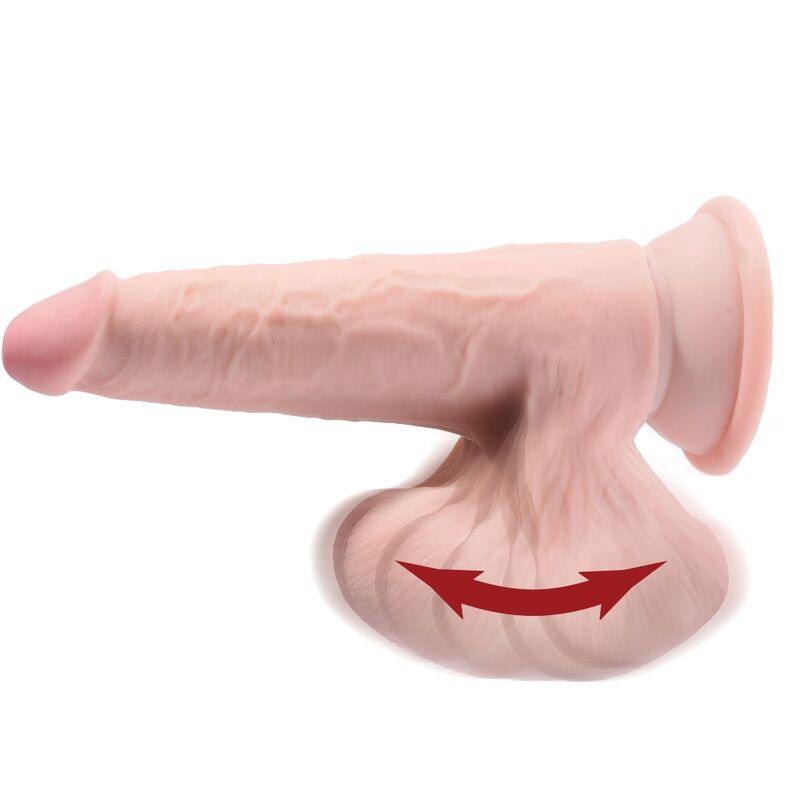 King Cock Plus 3d Cock Swing Balls 15,2 Cm - Pele Leve - Image 4