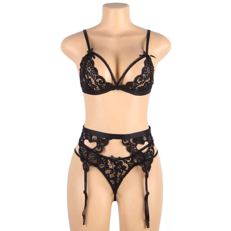 Subblime - Conjunto Três Peças Sutiã + Cinta Liga + Calça L/Xl - Image 10