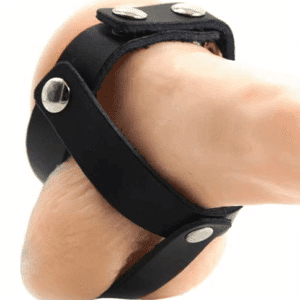 Ohmama Fetish - Gaiola De Bolas De Couro Fetiche