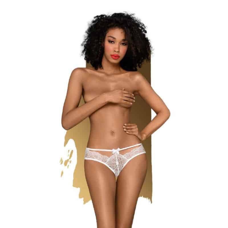 Penthouse Thong - Adore Me Panties White S/M