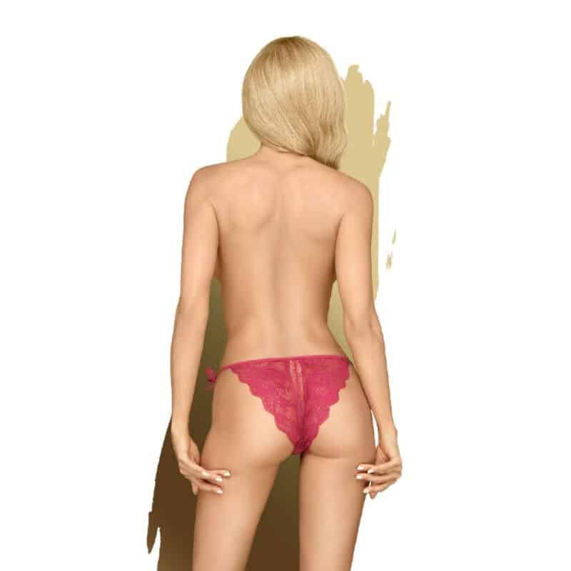 Penthouse Thong - Muito Quente Para Ser Real Thong Bordeaux S/M - Image 2