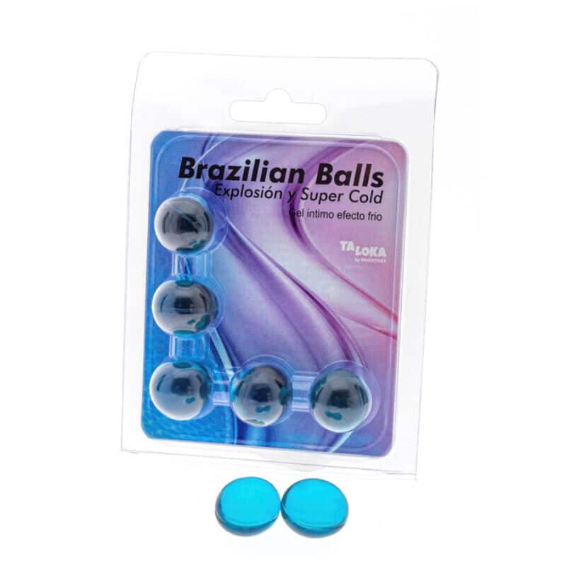 Taloka - 5 Bolas Brasileiras Efeito Frio Gel Excitante