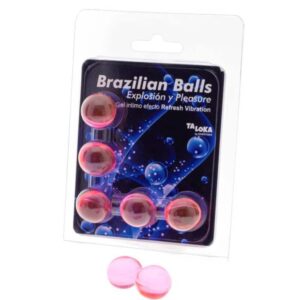 Taloka - 5 Bolas Brasileiras Refresh Efeito Vibrante Gel Emocionante