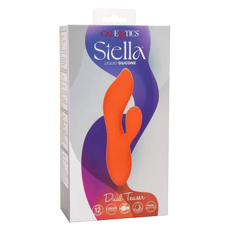 California Exotics Stella Dual Teaser Laranja - Image 11
