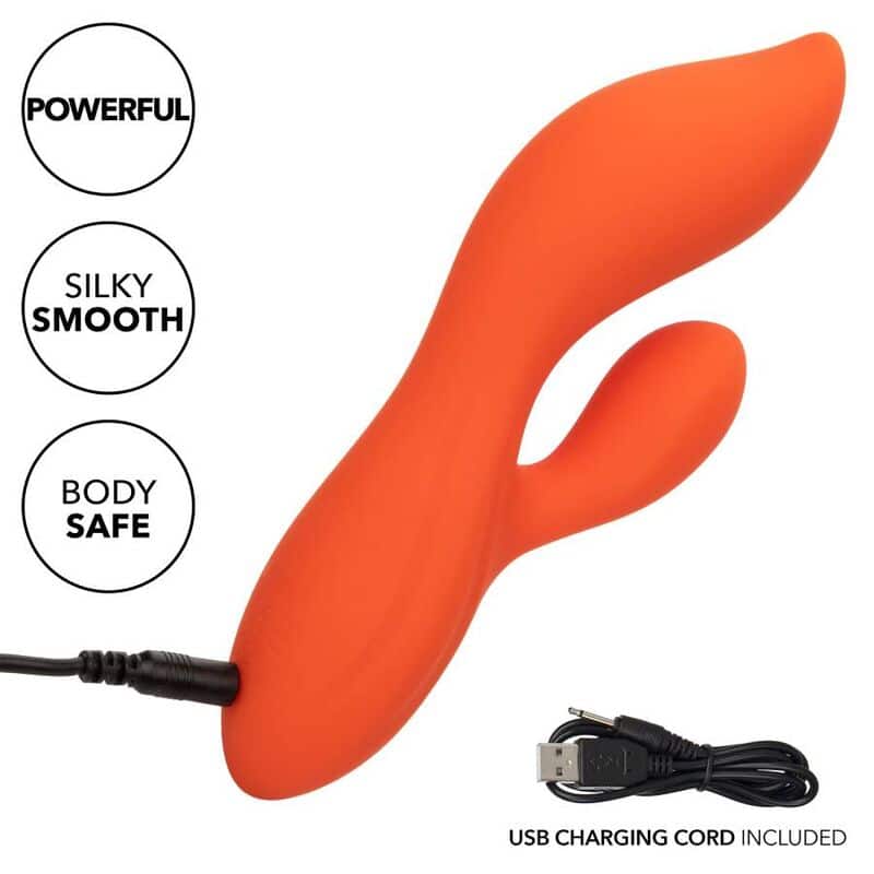 California Exotics Stella Dual Teaser Laranja - Image 3