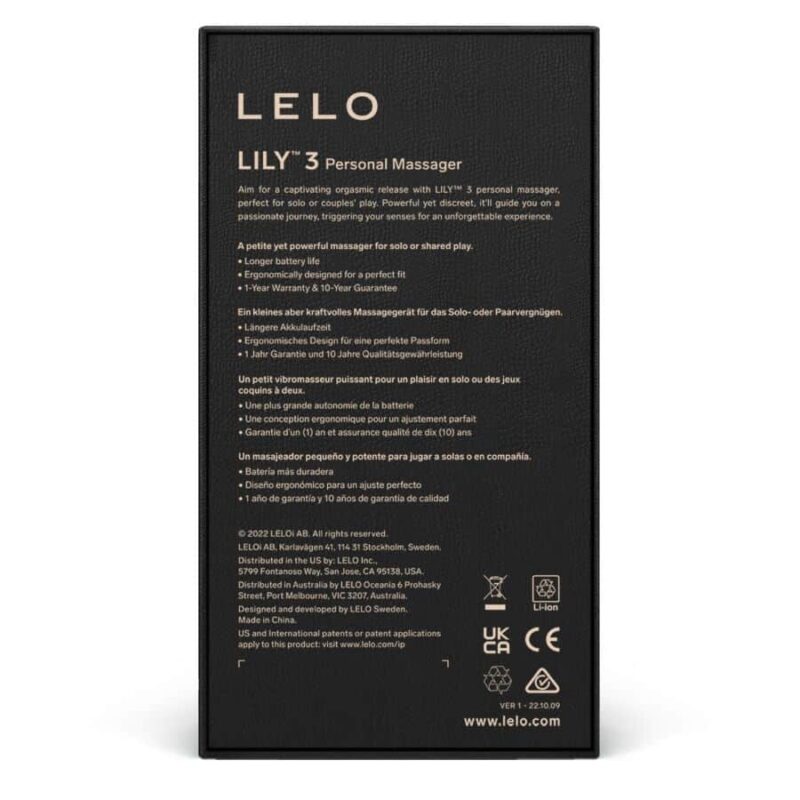Lelo Lily 3 Pessoal Massager - Calm Lavender - Image 4