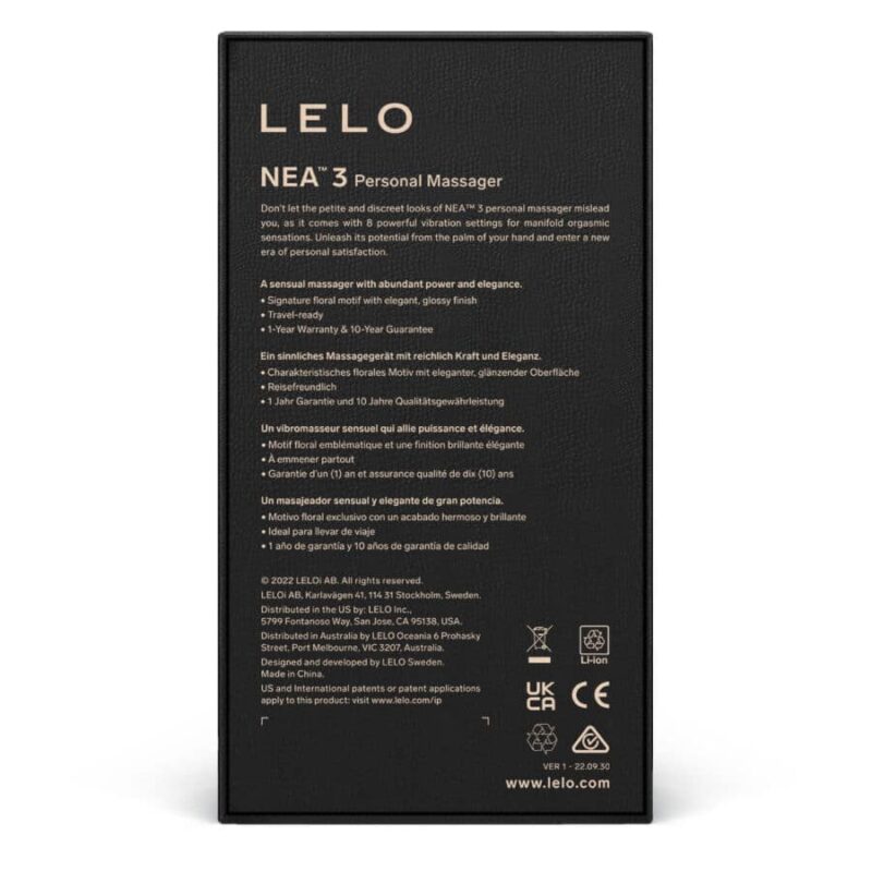 Lelo Nea 3 Massager Pessoal - Alien Blue - Image 5