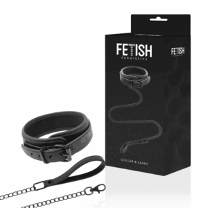 Colar Submissivo Fetiche Com Trela