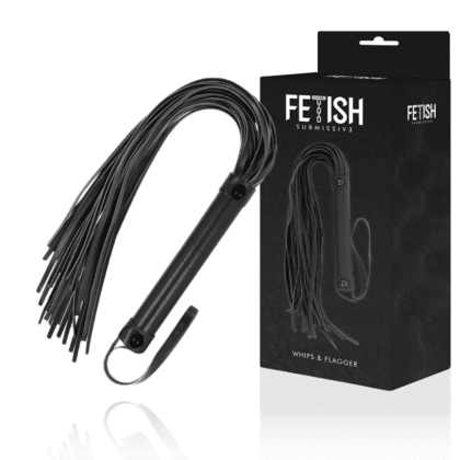 Fetiche Submissiva Flogger Vegan Couro