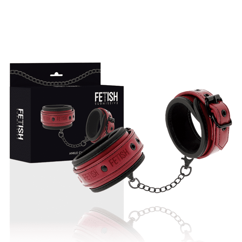 Fetish Submissive - Dark Room Tornozelo Punhos De Couro Vegano