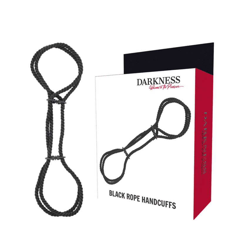 Darkness - 100% Cotton Wrist Or Ankle Cotton Cuffs Black