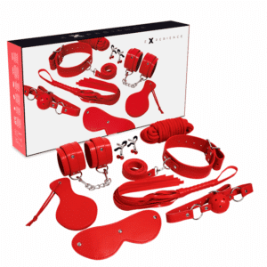 Experiência Bdsm Fetish Kit Red Series