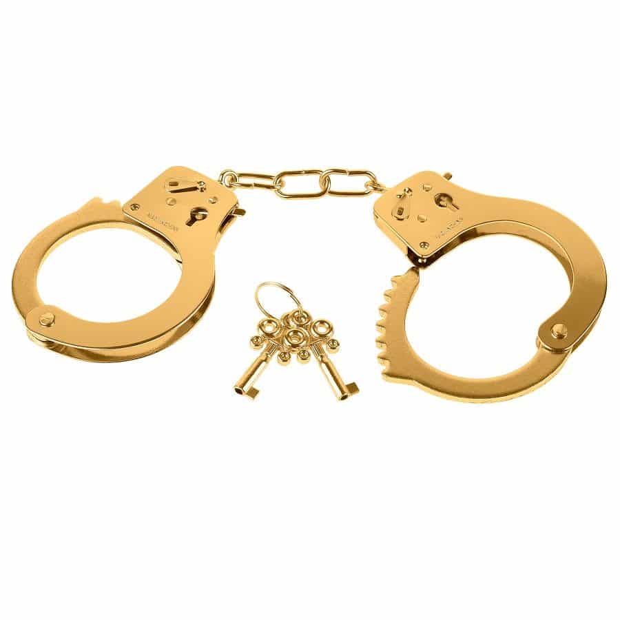 Fetish Fantasy - Gold Metal Cuffs