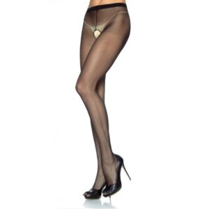 Leg Avenue Hosiery - Calça Suspensa  Avenue  1905 Black
