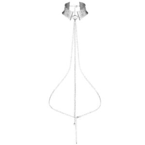 Bijoux - D Sir M Tallique Metallic Mesh Prata Colar