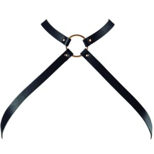 Bijoux - Indiscrets Maze Cross Chest Harness Black