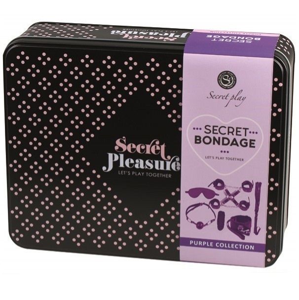 Secretplay Bdsm Set 8pcs Purble / Black. - Image 2