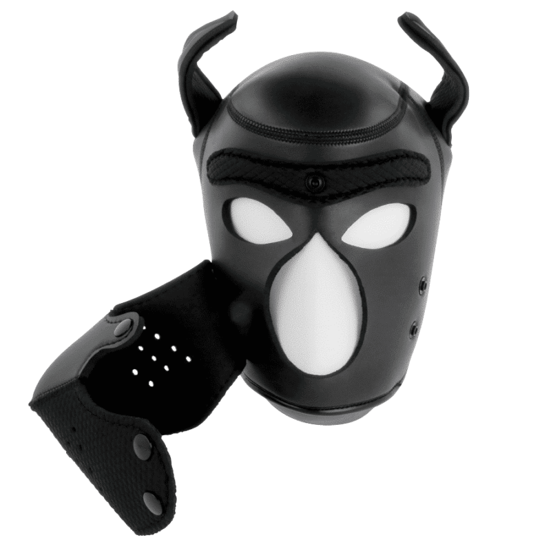Darkness Neoprene Dog Hood With Removable Muzzle M - Image 4