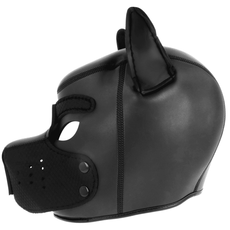 Darkness Neoprene Dog Hood With Removable Muzzle M - Image 5