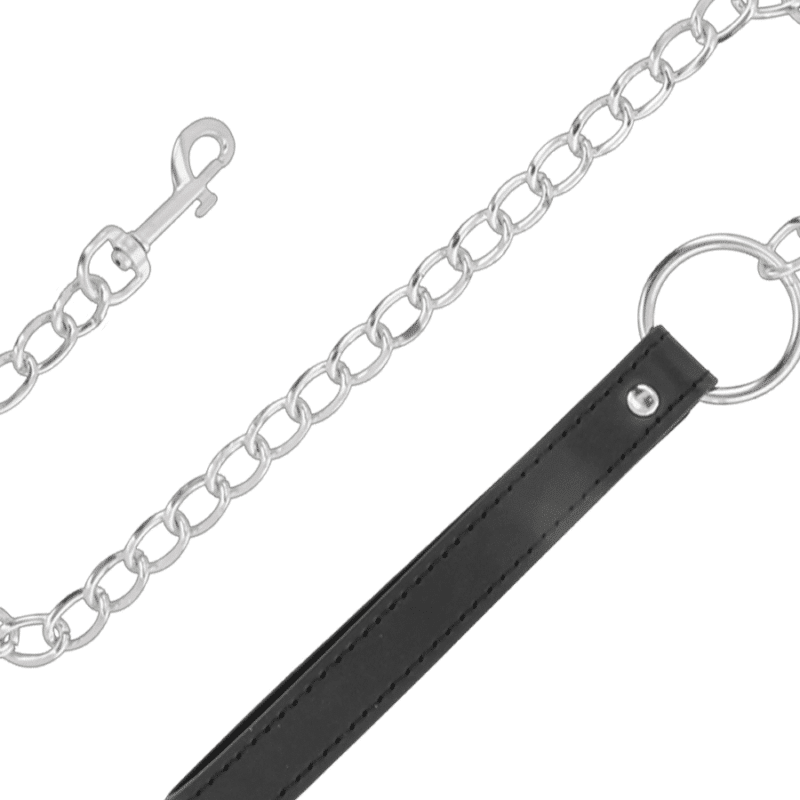 Darkness Padded Metal Locking Posture Collar - Image 3