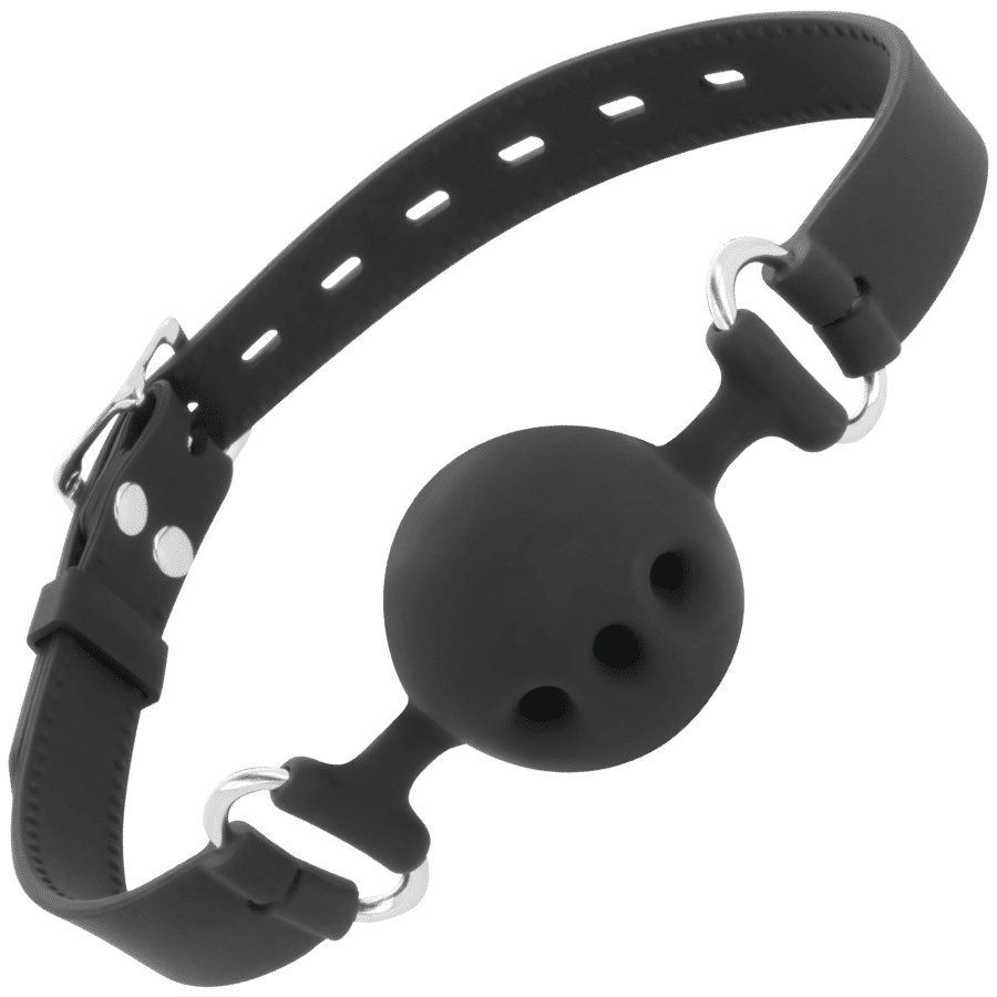Darkness Ball Silicone Gag Black - Image 2