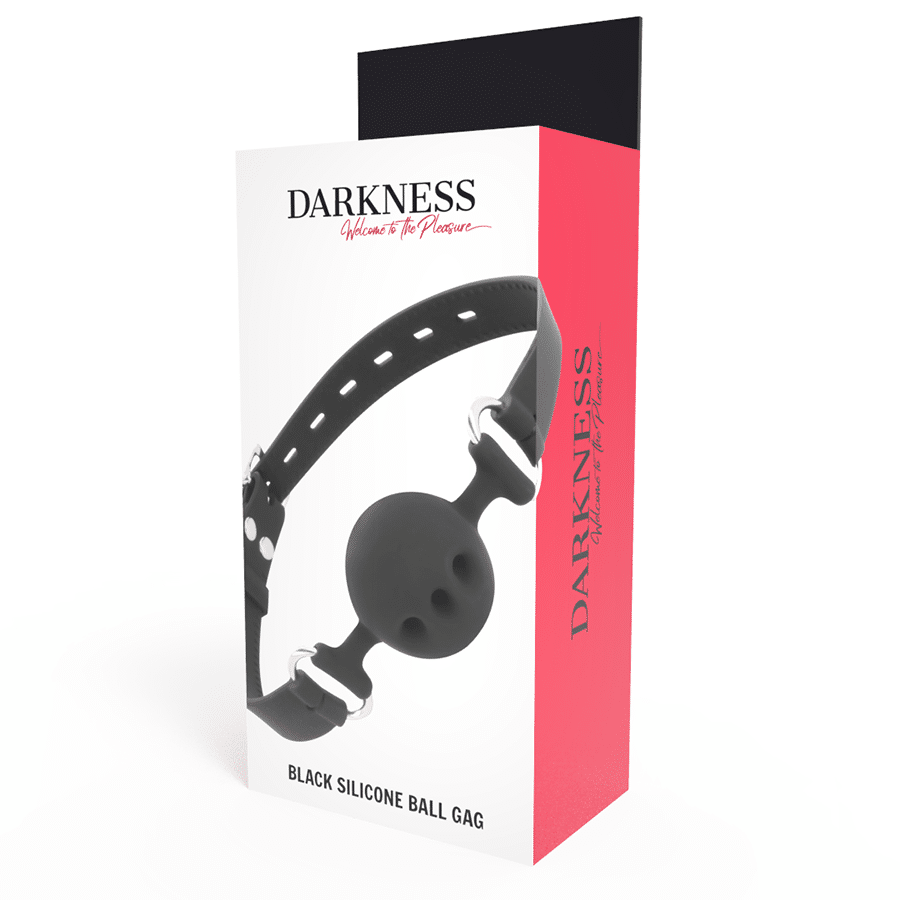 Darkness Ball Silicone Gag Black - Image 4