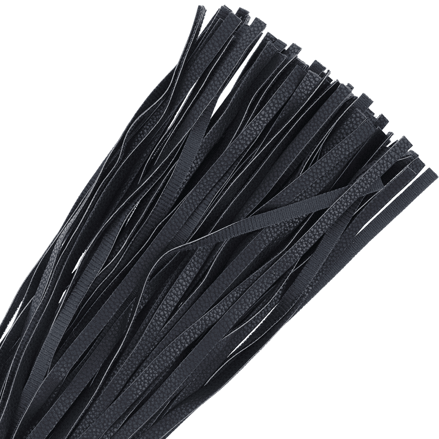 Darkness Black Flogger 42cm Couro - Image 2