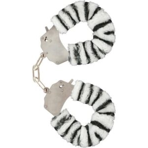 Toyjoy - Furry Fun Punhos Bondage Zebra