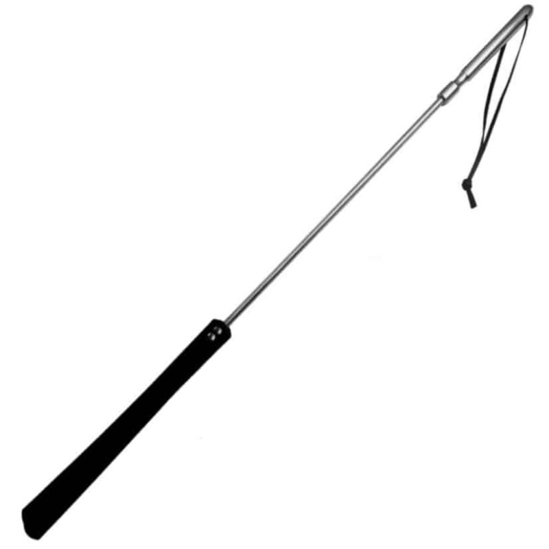 Metal Hard Original Couro E Metal Whip 70cm