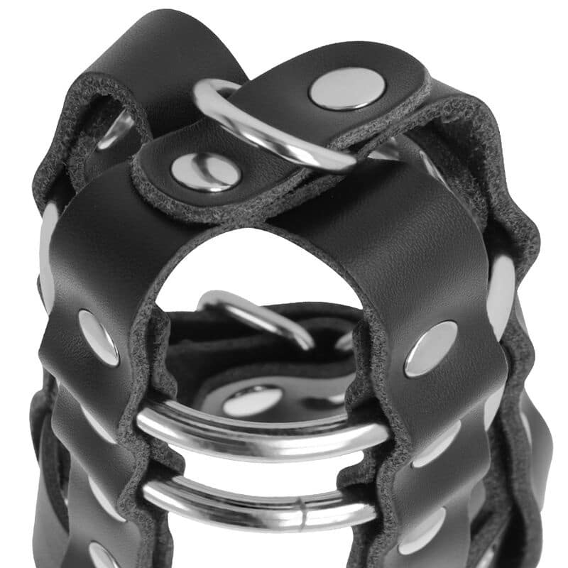 Darkness - Leather Chastity Cage - Image 3