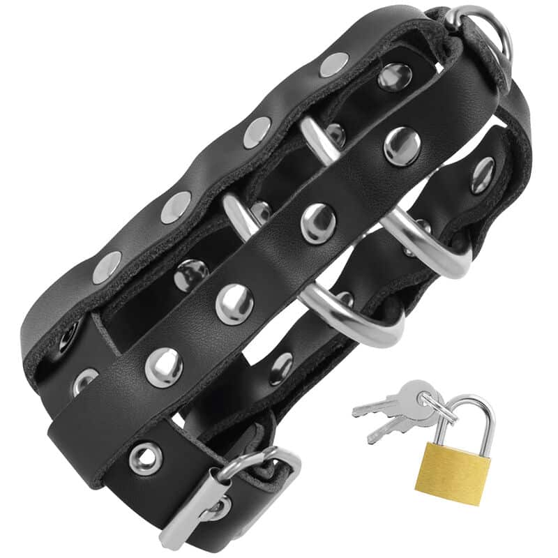 Darkness - Leather Chastity Cage - Image 2
