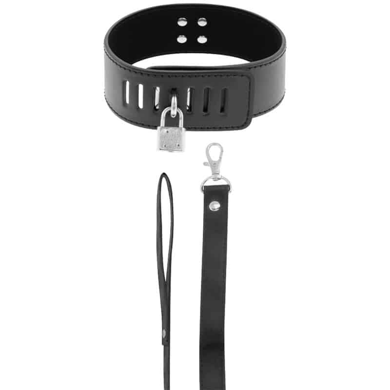Dark Ness Locking Posture Collar - Black - Image 2