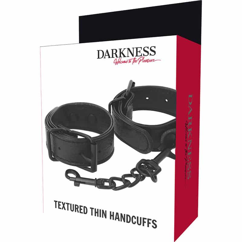 Darkness - Textured Thin Handcuffs - Image 5